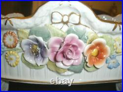 14 Rare Pmp Antique 1817 Von Schierholz Germany Kpm Porcelain Bowl Centerpiece