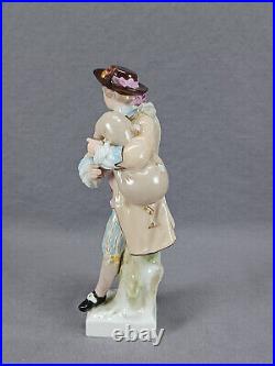 19th Century KPM Berlin German Hand Painted Bagpiper Bagpipe Player Figurine