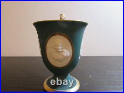 19th Century Rare Antique Berlin Kpm Porcelain Cameo Cup, Germany