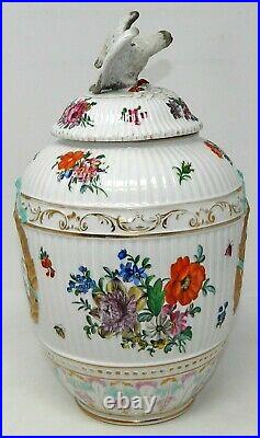 An Antique German Hand Painted KPM Porcelain Urn Royal Eagle