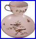 Antique 18thC KPM Berlin Porcelain Bird Scene Cup & Saucer Porzellan Tasse