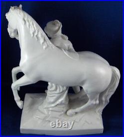 Antique 18thC KPM Berlin Porcelain Horse & Rider Figurine Porzellan Figure Figur