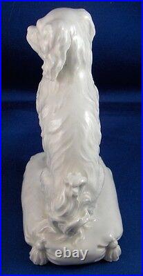 Antique 18thC KPM Berlin Porcelain Spaniel Dog Figurine Porzellan Hund Figure