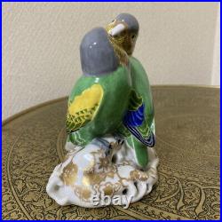 Antique 1900 KPM Berlin Royal Porcelain Manufactory Ceramic Bird Figurine