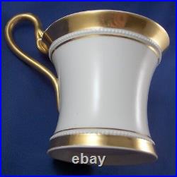 Antique 19tC KPM Berlin Porcelain Lithophane Cup & Saucer Porzellan Tasse German