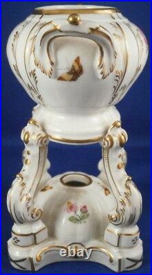 Antique 19thC KPM Berlin Porcelain Potpourri Dish Porzellan Duftschale Vase