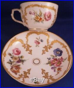 Antique 20thC KPM Berlin Porcelain Neuzierat Tea Cup & Saucer Porzellan Tasse