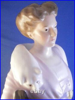 Antique Art Nouveau KPM Berlin Porcelain Lady Figurine Figure Porzellan Figur