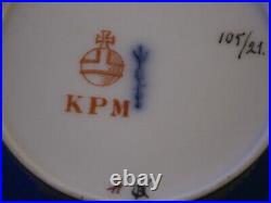 Antique Art Nouveau KPM Berlin Porcelain Scenic Demitasse Cup & Saucer German
