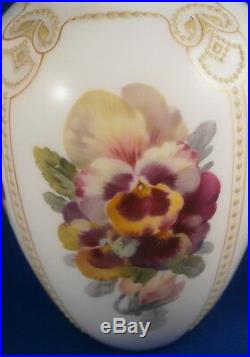 Antique Art Nouveau KPM Berlin Porcelain Weichmalerei Jewelled Vase Porzellan