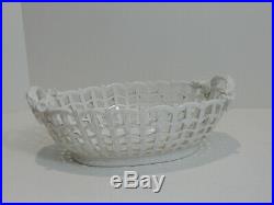 Antique Berlin KPM Porcelain Fruit & Pastry Bowl Basket