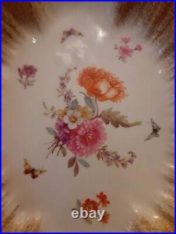 Antique Early 1800s Berlin Porcelain KPM Serving Bowl 13.25 W