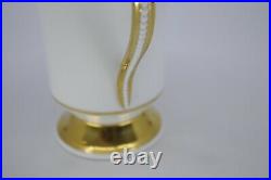 Antique Early 19th Century Custom KPM Porcelain Gold Painted Beaded Handle Cup