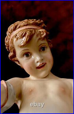 Antique German Berlin KPM Porcelain Figurine Of Amur Very Rare