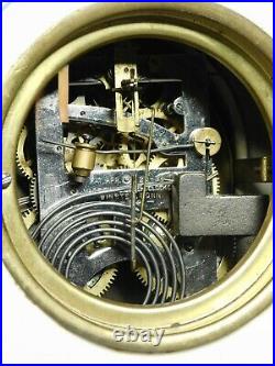 Antique German Berlin KPM Porcelain GILBERT Mantel Clock China RUNS Strike Time