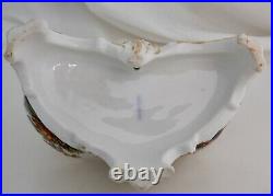 Antique German KPM Porcelain Double Open Salt Cellar Cherub 83185
