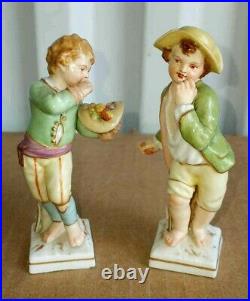 Antique German KPM Porcelain Miniatures, XIX C, 4 H