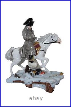 Antique German Shiebe Alsbach Kister KPM Porcelain Napoleon Horse Figurine 10