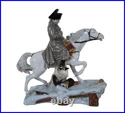 Antique German Shiebe Alsbach Kister KPM Porcelain Napoleon Horse Figurine 10