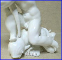 Antique German porcelain figurine KPM, Blanc de Chine, 19th century