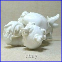 Antique German porcelain figurine KPM, Blanc de Chine, 19th century