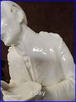 Antique Hermann Hubatsch statue German porcelain blanc de chine KPM