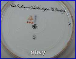 Antique KPM Berlin Art Nouveau Porcelain Scenic Scene Plate Porzellan Teller