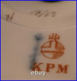 Antique KPM Berlin Neuzierat Porcelain Cake Plate Pedestal Dish Porzellan Tazza