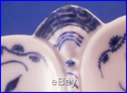 Antique KPM Berlin Porcelain Blue Onion Oyster Plate Porzellan Austernteller