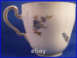 Antique KPM Berlin Porcelain Demitasse Cup & Saucer Porzellan Tasse Art Nouveau