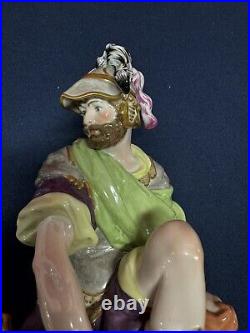 Antique KPM Berlin Porcelain Figure of a Roman Soldier 19Th CT
