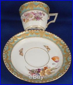 Antique KPM Berlin Porcelain Kurland Royal Kaiser Cup & Saucer Porzellan Tasse