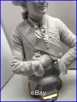 Antique KPM Berlin Porcelain Louis XVI and Marie Antoinette Bust Figurine