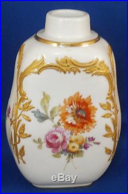 Antique KPM Berlin Porcelain Neuzierat Tea Caddy / Jar Porzellan Teedose Dose