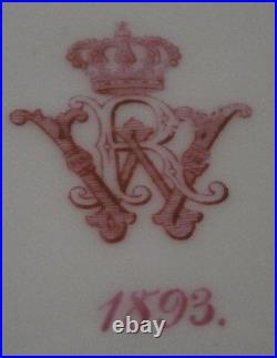 Antique KPM Berlin Porcelain Plate Kaiser Royalty Mark Porzellan Teller King