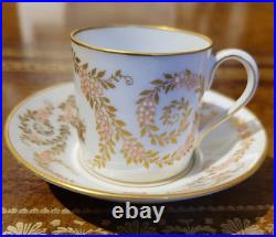 Antique KPM Berlin Porcelain Scenic Demitasse Jeweled Cup & Saucer. Germany
