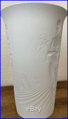 Antique KPM Berlin Porcelain Siegmund Schuetz Vase! Nudes! Harvest Cup