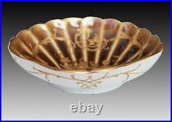 Antique KPM Berlin Scallop Shell Shaped Porcelain Small Dish Plate