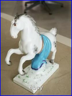 Antique KPM Berlin porcelain horse figurine statue pferd porzellan