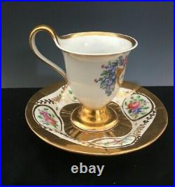 Antique KPM FRIENDSHIP Porcelain Cup & Saucer, Scepter Mark