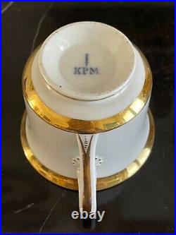 Antique KPM Figural Germany Porcelain Cup