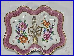Antique KPM German Porcelain Hand painted Dish Tray Platter