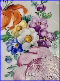 Antique KPM German Porcelain Hand painted Dish Tray Platter