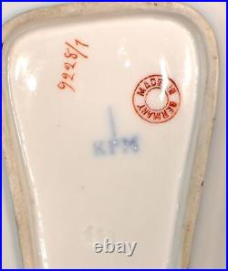 Antique KPM Germany Porcelain Tray With RARE Smoking & Kissing Children Motif