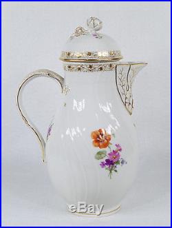 Antique KPM Germany Teapot Coffee Pot 19th century
