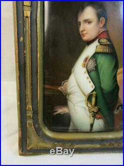Antique KPM Napoleon Porcelain Plaque by Wagner # 605