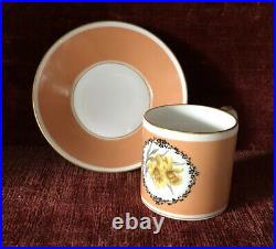 Antique KPM Porcelain Floral Cup & Saucer Excellent Offers Welcome