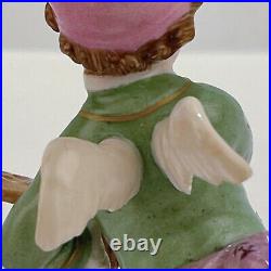 Antique KPM Royal Berlin Cherub with Artist Palette porcelain figurine Putto PC