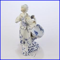 Antique KPM Royal Berlin Figural Porcelain Sweet Meat or Salt Seller PC