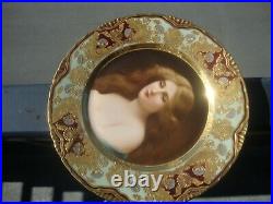 Antique KPM Royal Vienna Porcelain Wagner Portrait Plate